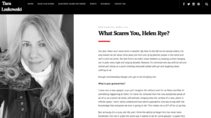 Screenshot of linked interview